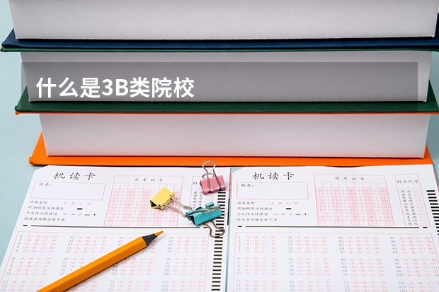 什么是3B类院校