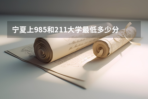 宁夏上985和211大学最低多少分