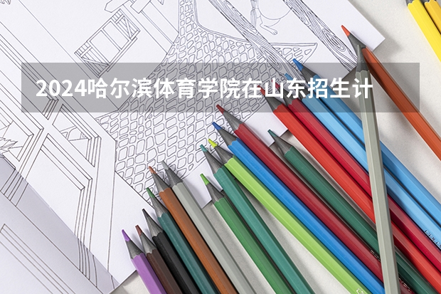 2024哈尔滨体育学院在山东招生计划表