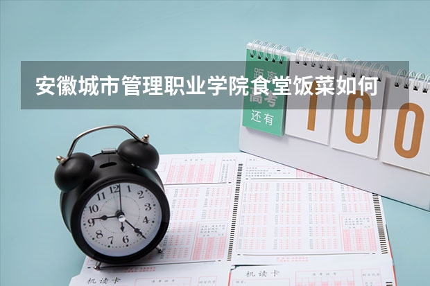 安徽城市管理职业学院食堂饭菜如何