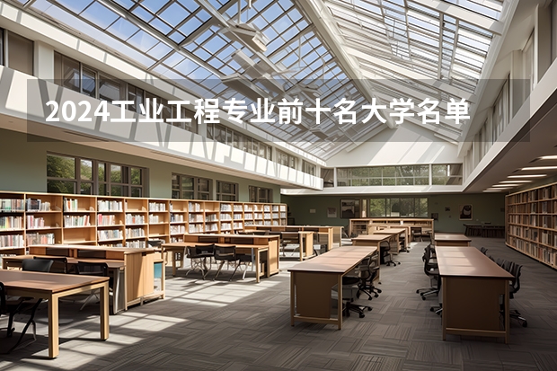 2024工业工程专业前十名大学名单