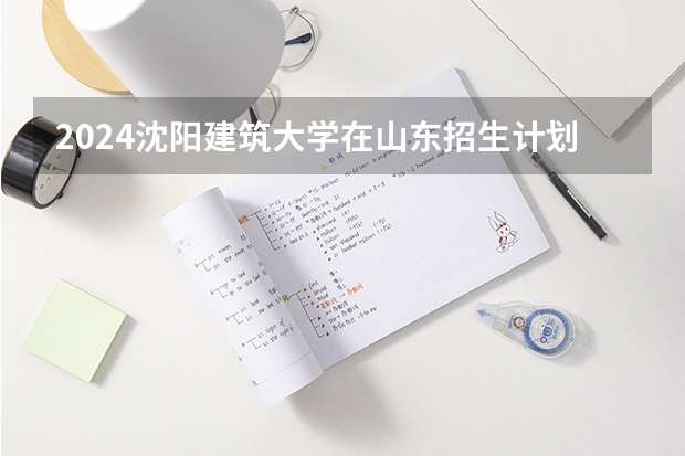 2024沈阳建筑大学在山东招生计划表