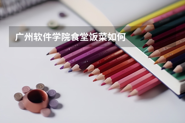 广州软件学院食堂饭菜如何