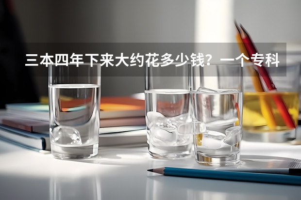 三本四年下来大约花多少钱?一个专科生升本后5年下来要花多少钱?