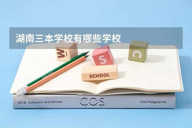 湖南三本学校有哪些学校