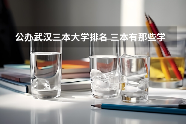 公办武汉三本大学排名 三本有那些学校是公办的?