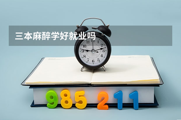 三本麻醉学好就业吗