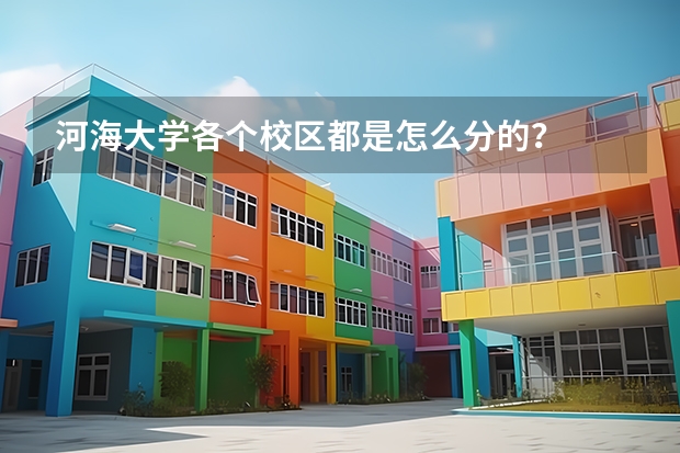 河海大学各个校区都是怎么分的？
