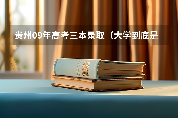贵州09年高考三本录取（大学到底是花重金读个三本学校，还是读个费用低不错的大专院校？）