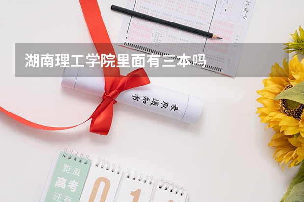 湖南理工学院里面有三本吗