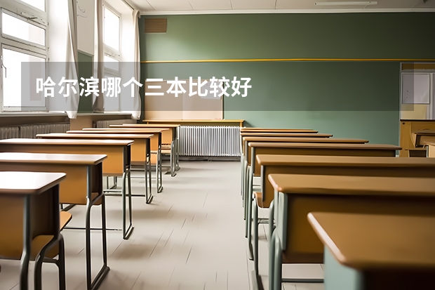 哈尔滨哪个三本比较好