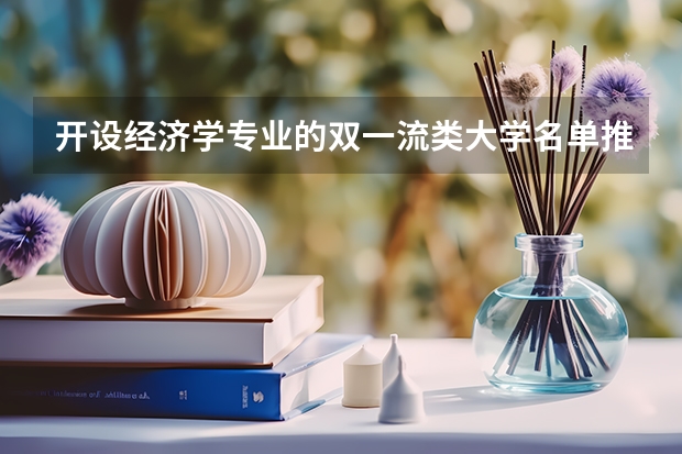 开设经济学专业的双一流类大学名单推荐